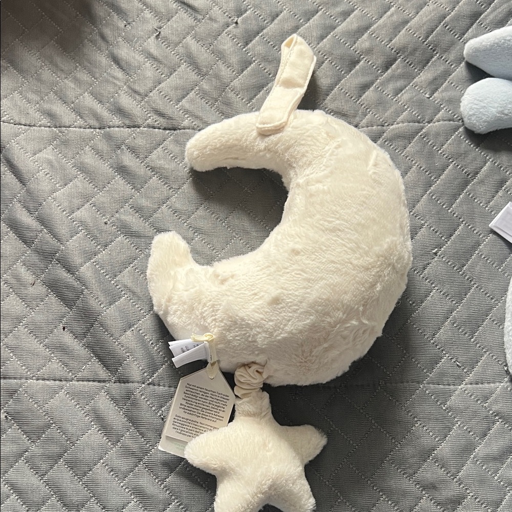 Jellycat bashful blue bunny and Amuseable moon musical pull Set - Picture 8 of 9